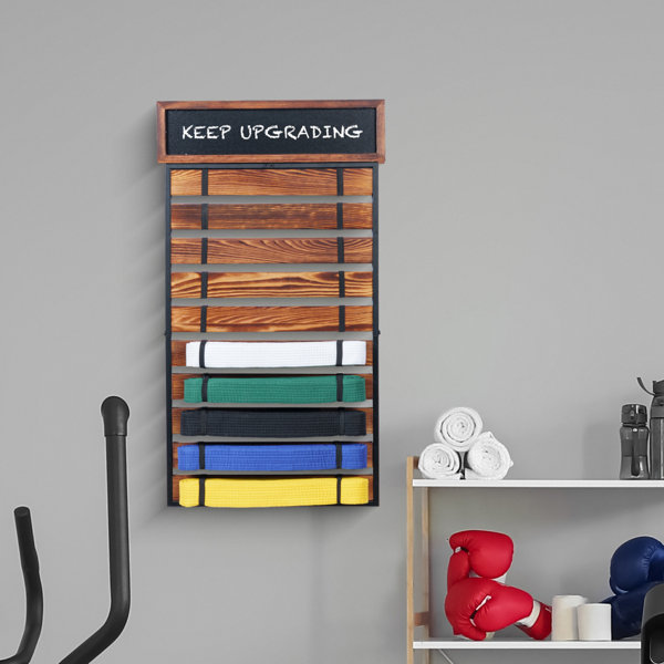 Rebrilliant Merville Wall Mounted Arts Belt Display Case Wayfair